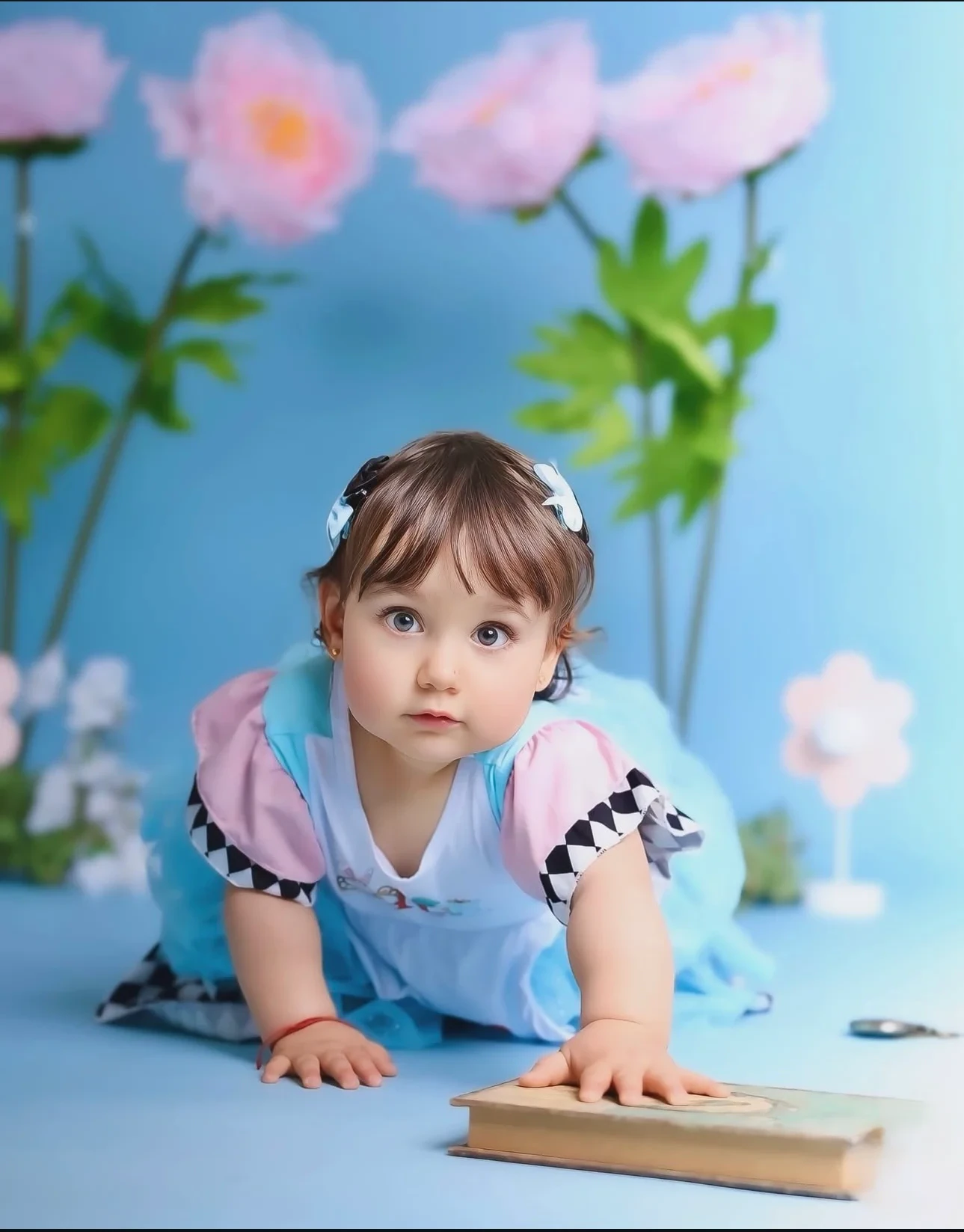 Fotografía de primer cumpleaños de la colección de Angel Photography Miami.