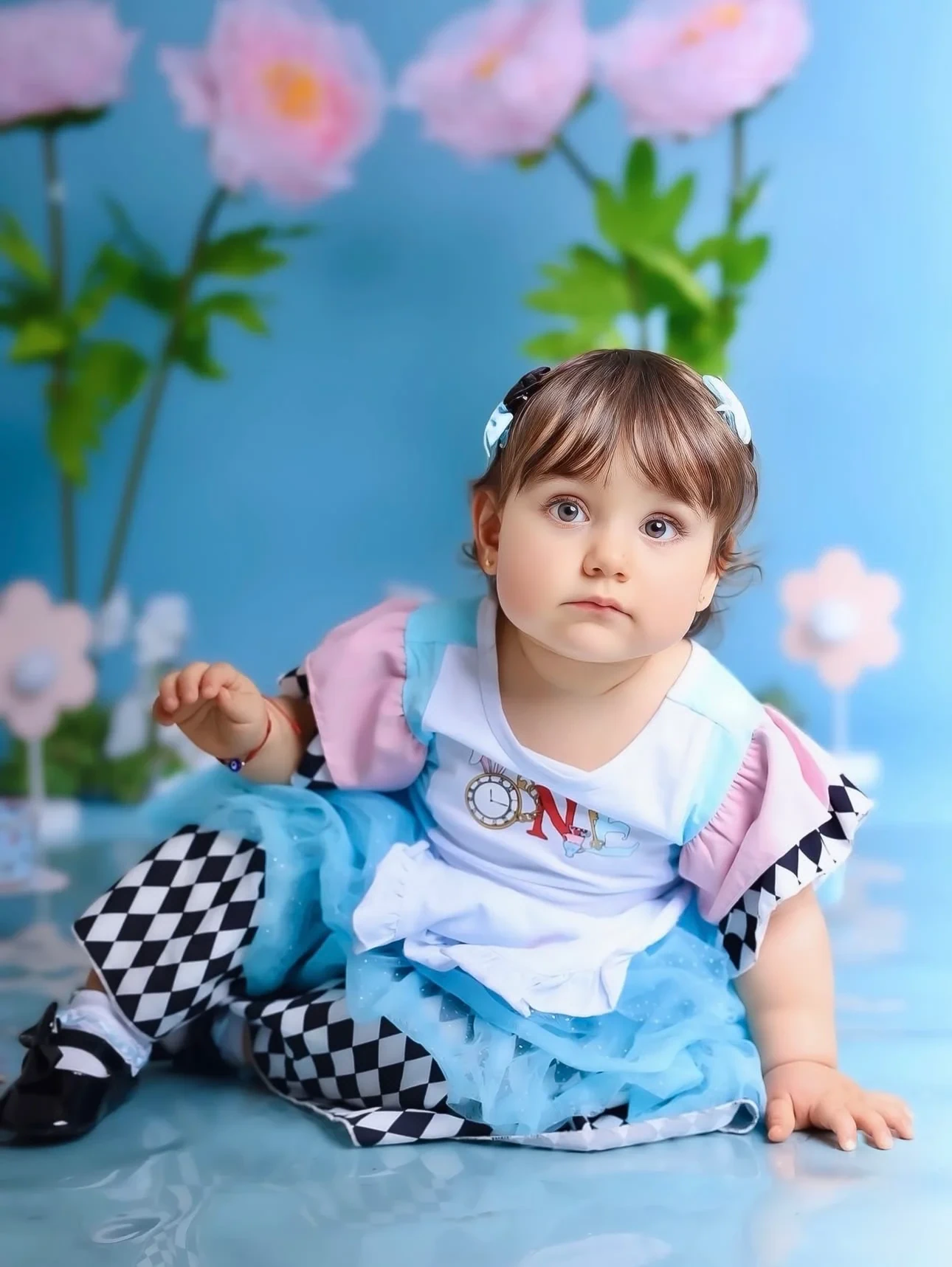 Fotografía de primer cumpleaños de la colección de Angel Photography Miami.