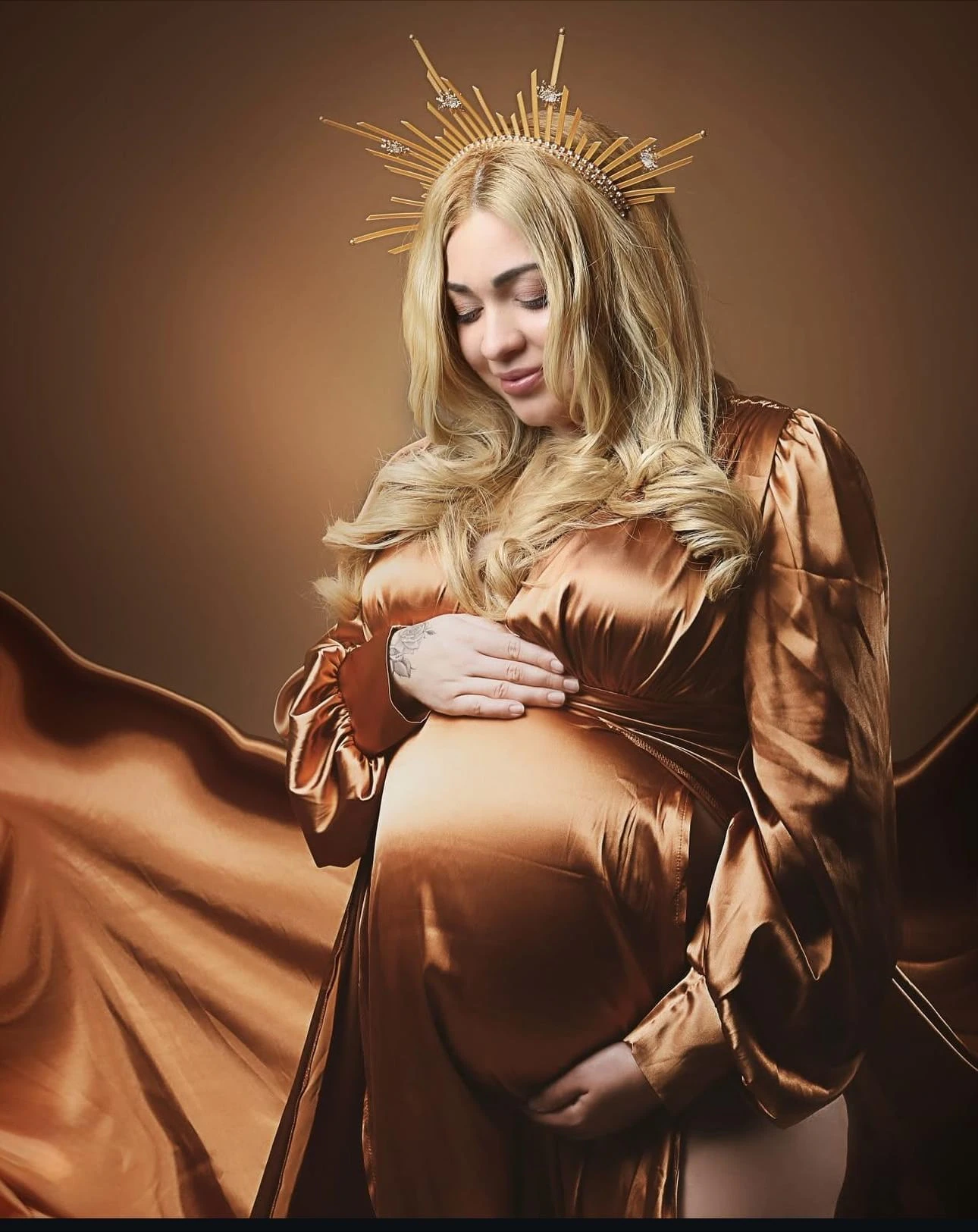 Fotografía de maternidad de la colección de Angel Photography Miami.