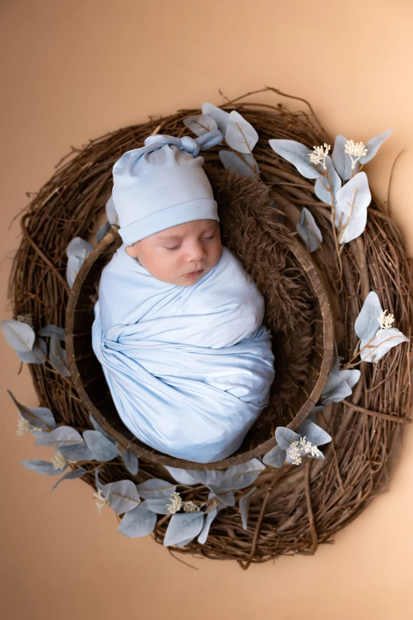 Fotografía newborn de la colección de Angel Photography Miami.